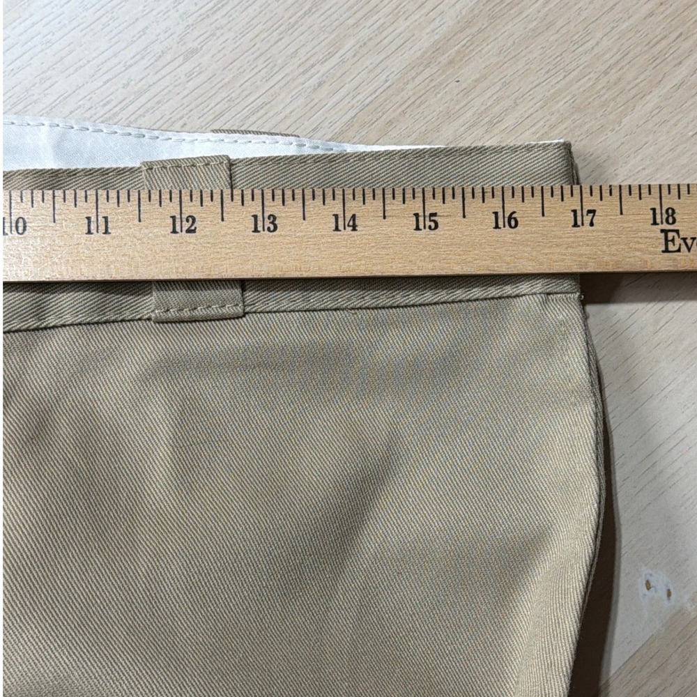 Dickies Pants Mens 34x32 Khaki Flex Work Tan Workwear Skater Streetwear Uniform - Picture 10 of 13
